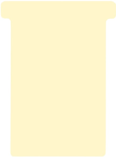 T-kaart djois formaat 3 77mm beige 100st | 5 stuks