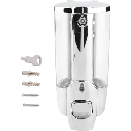 Wandgemonteerde Schuim Zeep Lotion Dispenser Thuis Hotel (Enkele Uitlaat 350ml) white