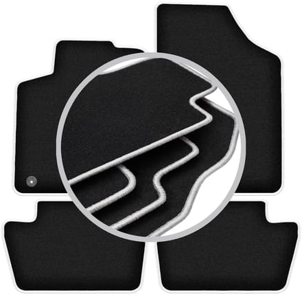 CARLUX-SILVER automatten voor: Citroen C4 I coupé, hatchback (2004-2010)