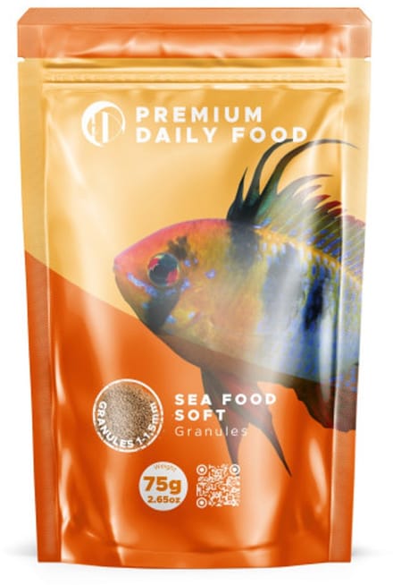 Premium Daily Food - Sea Food Soft Granules 75 gram