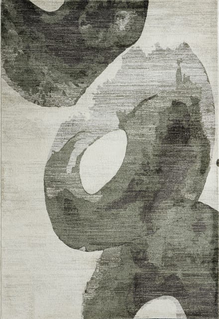 Acsento FujiGreen Vloerkleed - 200 x 290 cm - Groen,Grijs - Rechthoekig - Microvezel - Woonkamer, Slaapkamer, Eetkamer - Abstract - Modern, Design