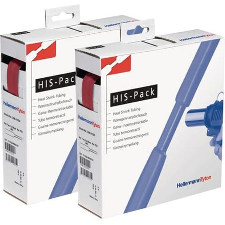 HellermannTyton 300-30952 Krimpkous zonder lijm Rood 9.50 mm 4.70 mm Krimpverhouding:2:1 5 m