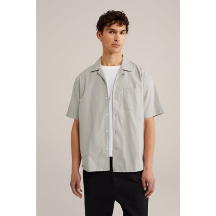 We Fashion Shirt Light Grey Maat: M | Casual Overhemden Outlet | Heren | Grijs