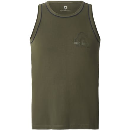 Jan Vanderstorm herren Tanktop - 64/66 - olijf - Plus Size