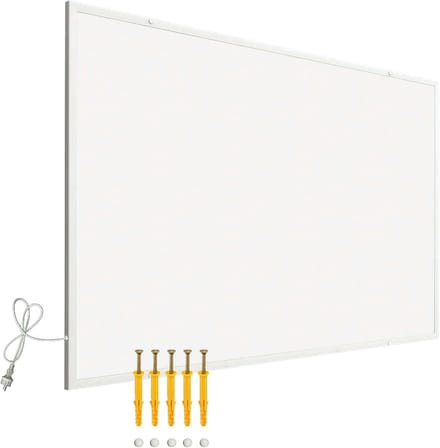 Warmtepaneel - Infrarood Verwarming - Zuinig Verwarmen - Directe Objectverwarming - 520 Watt - Wit