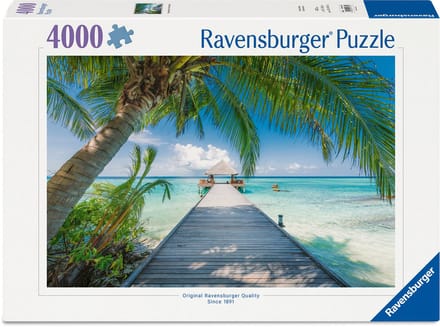 Ravensburger – Droomstrand op de Malediven – Legpuzzel – 4000 Stukjes