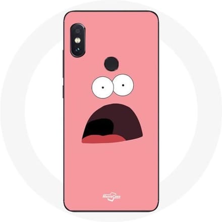 Coque - Bob l'éponge - Xiaomi Redmi Note 5 Pro - Souple - Rose - Patrick Étoile rose