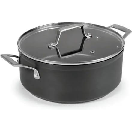 Pot met deksel van geanodiseerd aluminium Lacor