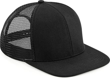 Beechfield Unisex Volwassen Trucker Cap (Zwart)