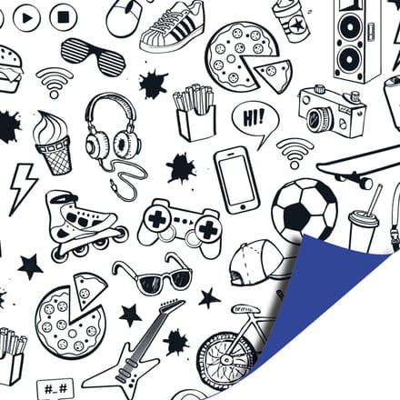 Cadeaupapier 70x200cm - Game On
