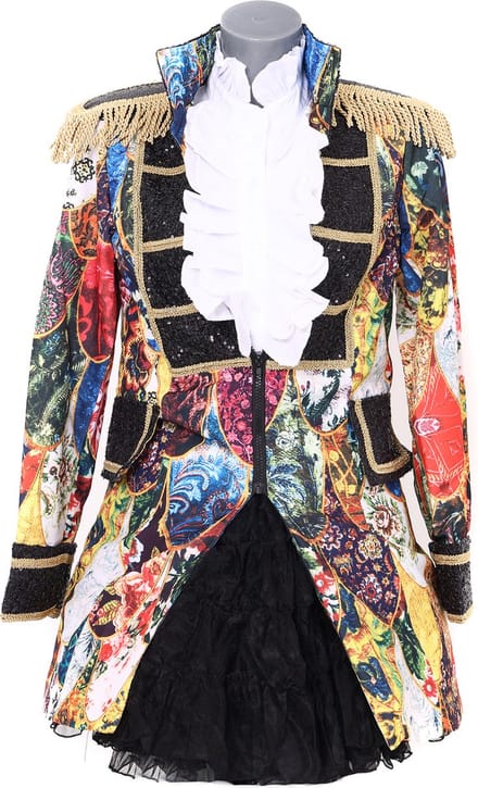 Carnavalsjas Dames - Retro Curves - Verkleedkleren Vrouwen - Carnaval - Maat M