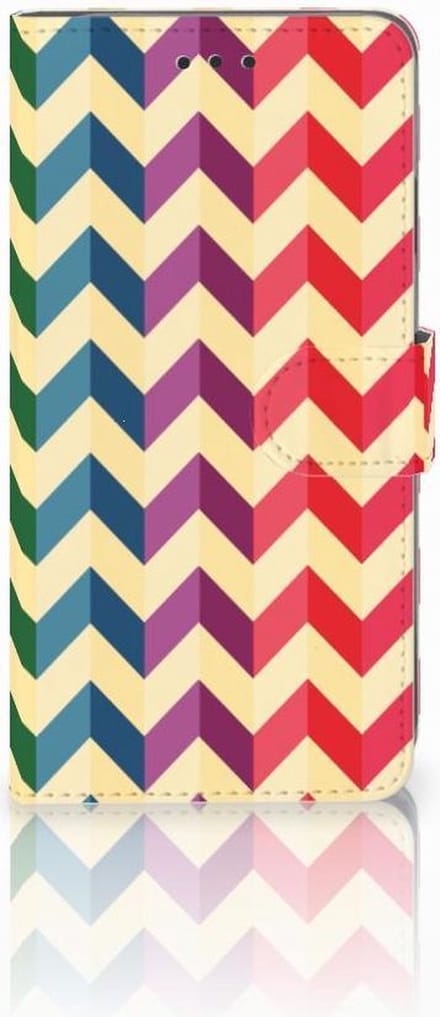 Apple iPhone Xs Max Telefoon Hoesje Zigzag Multi Color