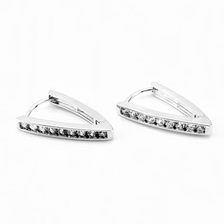 Xuping Jewelry Gerhodineerd V-Oorbellen