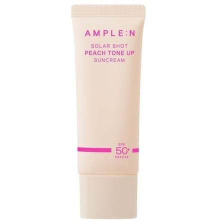 UITGEBREID:N Solar Shot Peach Tone Up Zonnebrandcrème SPF50 PA++++ 40ml + WILLEKEURIG CADEAU white