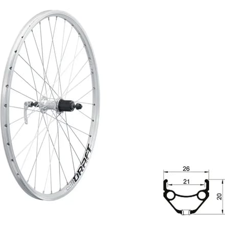 Achterwiel Kellys Draft V-Brake R 26"