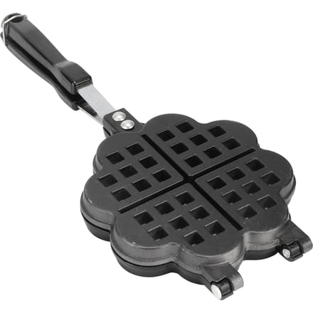 Doe-het-zelf Wafelijzer Wafelcake Vorm Bakplaat Huishoudelijke Kookaccessoires voor Gasfornuis black