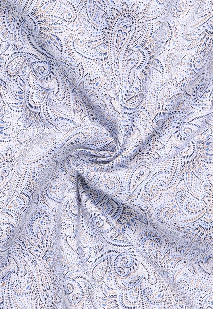 ETERNA - Hemd - Maat 43 - Mannen - blauw - katoen