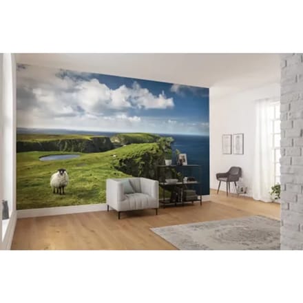 Fotobehang Green Ireland - Meerkleurig - 2,80m X 450cm