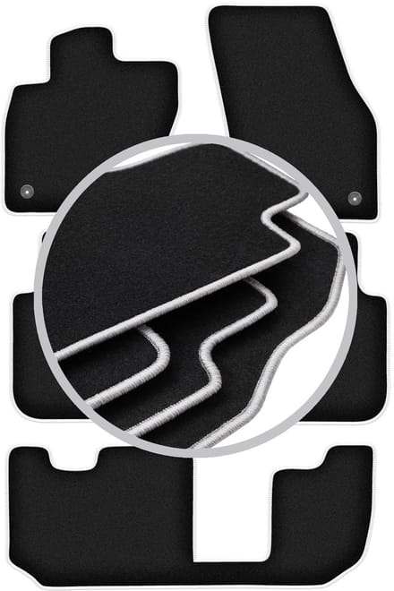 CARLUX-SILVER automatten voor: Seat Tarraco 7-zitter (2018-)