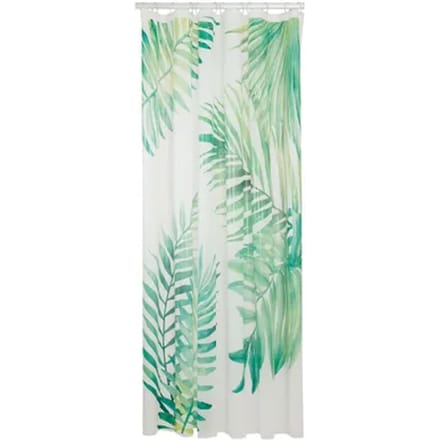 Sealskin Leaves Douchegordijn 180x200 cm - Peva - Groen / Wit