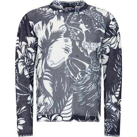 Dsquared2 blauw-witte bloemen man gaas