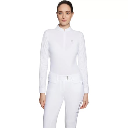 Dames wedstrijdpolo met lange mouwen Samshield Louison Air