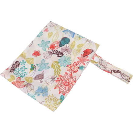 3pcs Sac Imperméable Humide Miniature Imprimé Portable Suspendable Réutilisable Sac Humide pour Couches pour Voyage