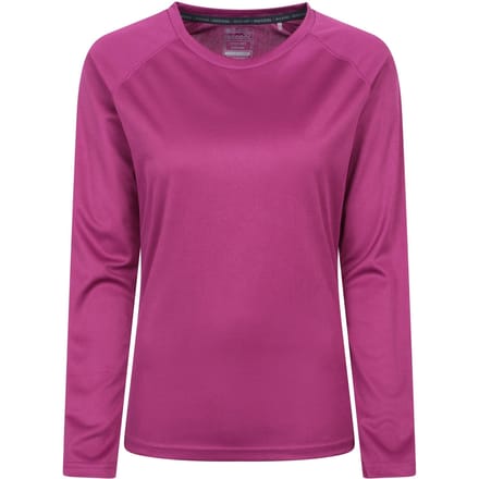 Mountain Warehouse Dames/Dames Endurance Top met lange mouwen (Paars)