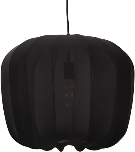 Olucia - DEBORAH - Hanglamp - Zwart - Vorm: Ovaal