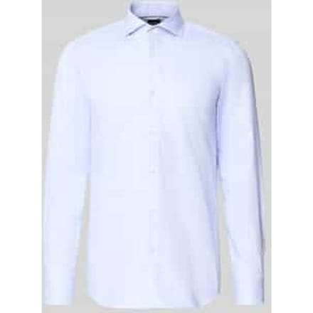 slim fit zakelijk overhemd van puur katoen model 'H-HANK-Sp-B1'