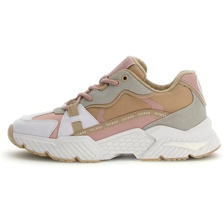 Guess Carrli dames sneaker - Beige multi - Maat 36
