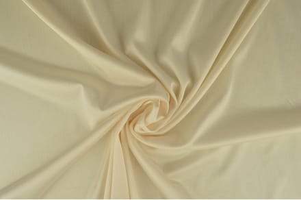 15 meter tricot voering - Gebroken wit - Stretch voering - 160cm breed