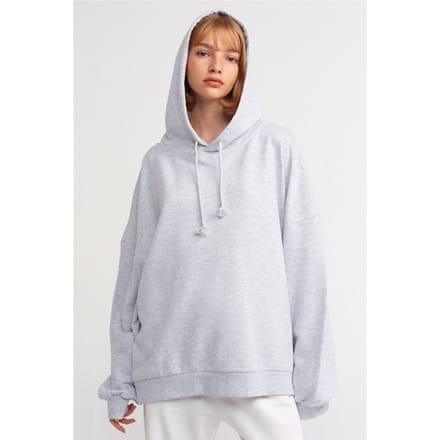 Oversized Katoenen Hoody Sweatshirt