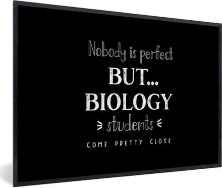Fotolijst incl. Poster - Studenten - Biologie - Bèta - Onderwijs - 30x20 cm - Posterlijst