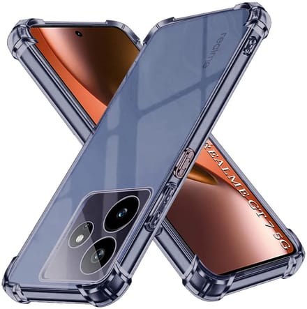 Hoesje geschikt voor Realme GT 7 - Techsuit Shockproof Silicone Back Cover - Zwart