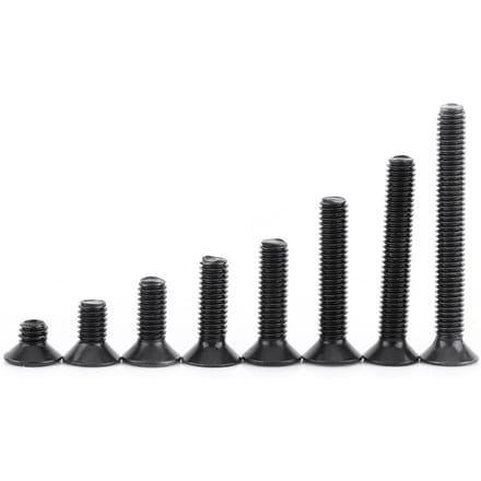 200 Stuks Doos M3 Verzonken Platte Kop Zeskant Socket Schroefbout Machine Bevestigingsmiddel Assortiment Set