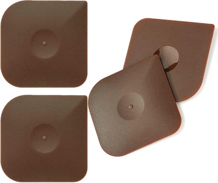 Handheld Nylon Pan Scraper Set van 4 Stuks - Multifunctionele Keukenreiniger voor Gietijzer en Aardewerk