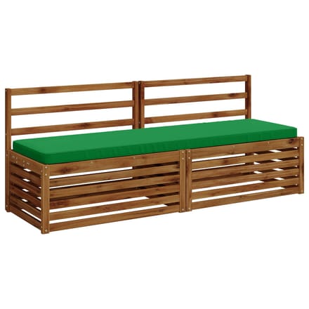 vidaXL - 2-delige - Bankkussens - VUGHT - 2 - st - 100% - Polyester - Groen