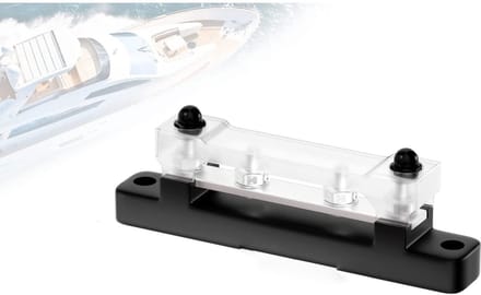 Dailygoods - Terminalblok 4 Post met Afdekking voor Auto's en Marine