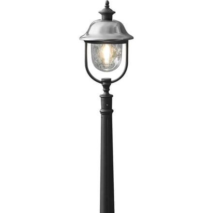 Konstsmide Tuinpadverlichting Parma, zwart, metaal, 118 cm hoog, E27, IP43
