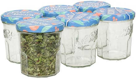 Le Parfait Bewaarpot/voorraadpot - 6x stuks - met schroefdeksel - 324 ml