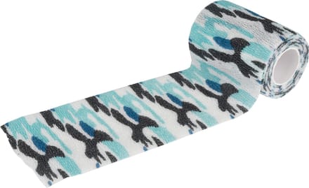 Show Tech Zelfklevende Bandage Blauw Camouflage 4,5 m x 7,5 cm