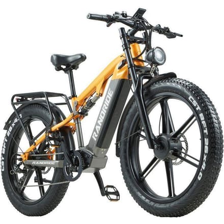 Elektrische fiets - RANDRIDE - YX80M-2 - Dubbele motor 2000W - Batterij 48V 20Ah - Banden 26x4,0