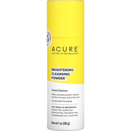 ACURE, Brightening Cleansing Powder, 30g(1oz) yellow