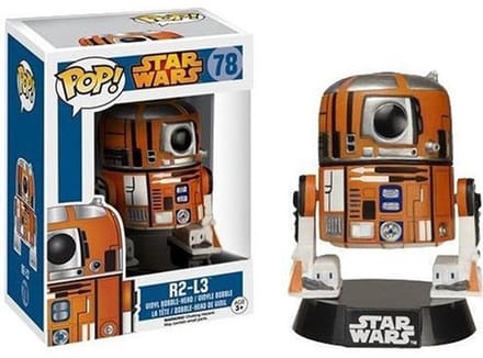 Funko Pop! Star Wars R2-L3 #78 - Vaulted Rare Underground toys exclusive - Met gratis Protector case