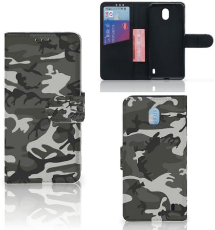 Nokia 1 Plus Telefoon Hoesje Army Light