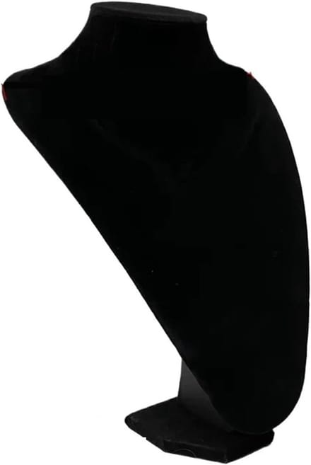 Sieraden Buste - Hanger Display - Sieraden Presenteren - Robuuste Constructie - 25 x 35 cm - Zwart