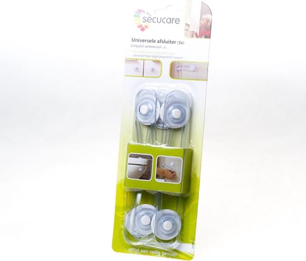 Deluxe Universele Afsluiter - Transparant - 3 stuks