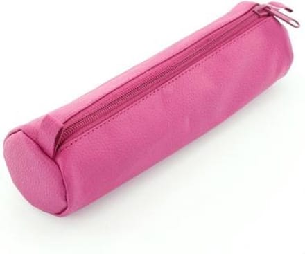 Alassio pennenetui - leer - roze - JU-43144