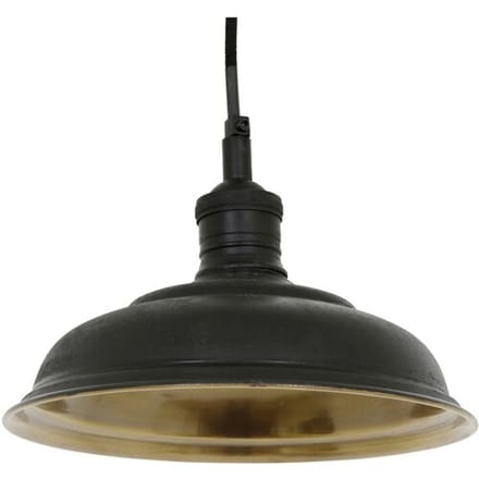 KS Verlichting Messing Hanglamp Ducasse S Antiek Zwart